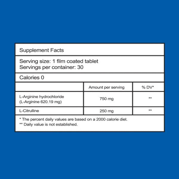 أرجينين + سيترولين 1000 ملغ